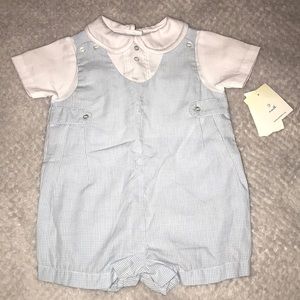 Baby boy Easter romper